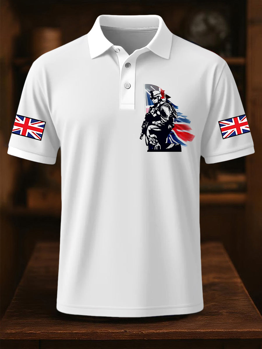 Men's Uk Patriot British Army Soldier Short Sleeve Top vetvanguards