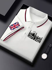 Men's Vintage England Flag Casual Shirt vetvanguards