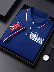 Men's Vintage England Flag Casual Shirt vetvanguards