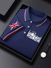 Men's Vintage England Flag Casual Shirt vetvanguards