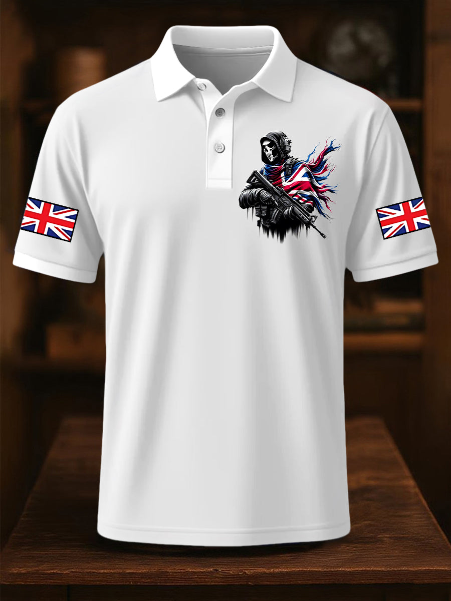 Men's Uk Patriot British Army Soldier Short Sleeve Top vetvanguards