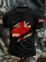 Men's British Flag Short Sleeves T-shirt vetvanguards