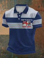 Men's British Veteran Retired Printed Casual Tops vetvanguards