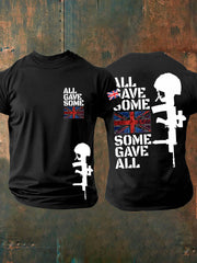 Men's British Veteran Short-Sleeved Printed T-shirt vetvanguards