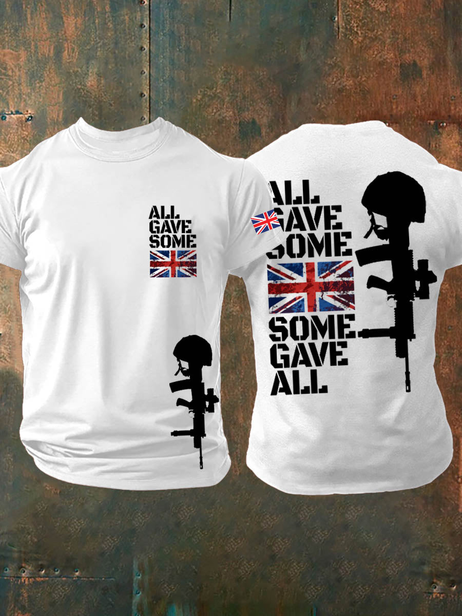Men's British Veteran Short-Sleeved Printed T-shirt vetvanguards