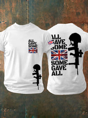 Men's British Veteran Short-Sleeved Printed T-shirt vetvanguards