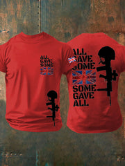 Men's British Veteran Short-Sleeved Printed T-shirt vetvanguards