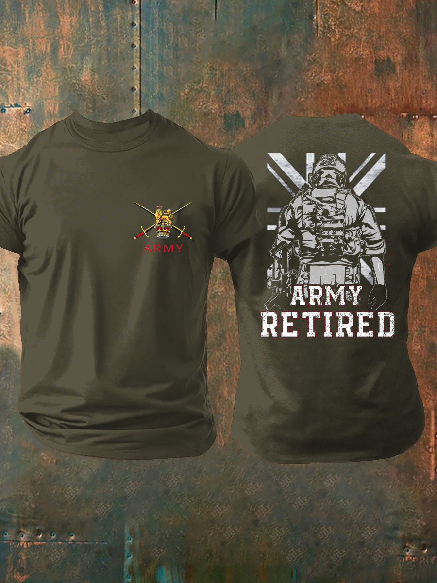 Men's British Veteran Printed T-shirt vetvanguards