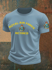 Men's British Veteran Retired Printed T-shirt vetvanguards