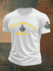 Men's British Veteran Retired Printed T-shirt vetvanguards