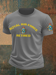 Men's British Veteran Retired Printed T-shirt vetvanguards