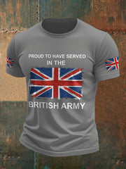 Men's British Veteran Printed T-shirt vetvanguards