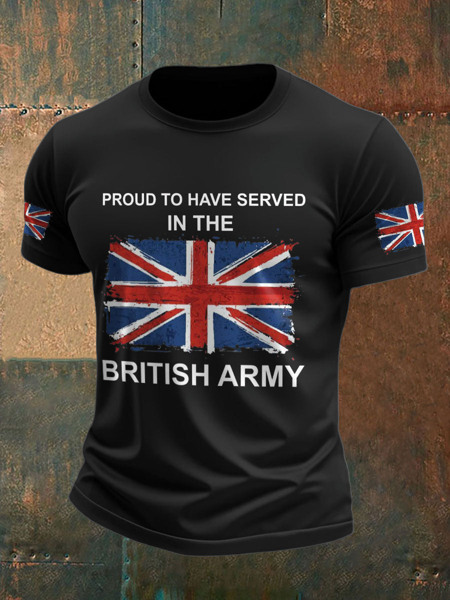 Men's British Veteran Printed T-shirt vetvanguards