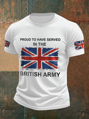 Men's British Veteran Printed T-shirt vetvanguards