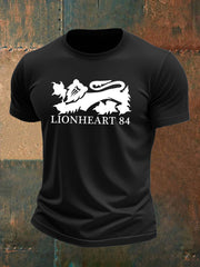 Men's British Veteran Imitation Cotton Short-Sleeved Printed T-shirt vetvanguards