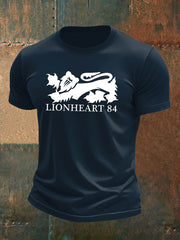 Men's British Veteran Imitation Cotton Short-Sleeved Printed T-shirt vetvanguards