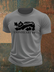 Men's British Veteran Imitation Cotton Short-Sleeved Printed T-shirt vetvanguards