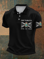 Men's British Veteran Printed Casual Tops vetvanguards