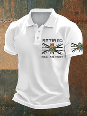 Men's British Veteran Printed Casual Tops vetvanguards