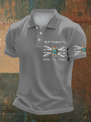 Men's British Veteran Printed Casual Tops vetvanguards