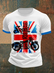 Men's Vintage British Legend Motorcycle Classic Biker T-Shirt vetvanguards