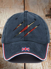 Unisex UK Flag Printed Hat vetvanguards