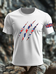 Men's Britsh Imitation Cotton Short-Sleeved Printed T-shirt vetvanguards