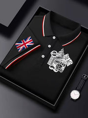 Men's Vintage England Flag Casual Shirt vetvanguards