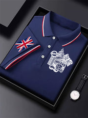 Men's Vintage England Flag Casual Shirt vetvanguards