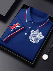 Men's Vintage England Flag Casual Shirt vetvanguards