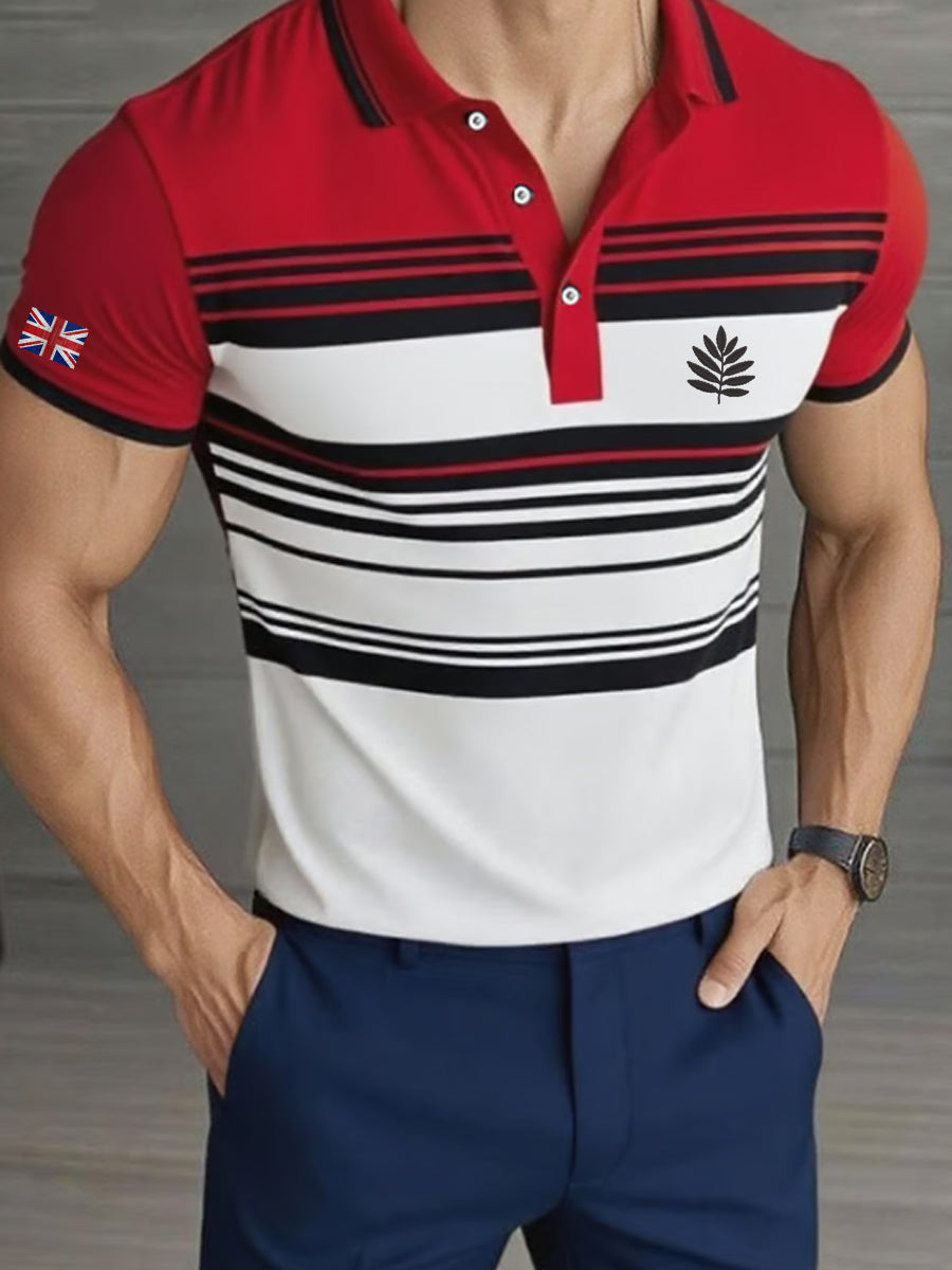 Men's Men'S Casual Classic Contrast Color Business Short-Sleeved Shirt vetvanguards