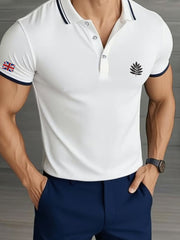 Men's Men'S Casual Classic Contrast Color Business Short-Sleeved Shirt vetvanguards