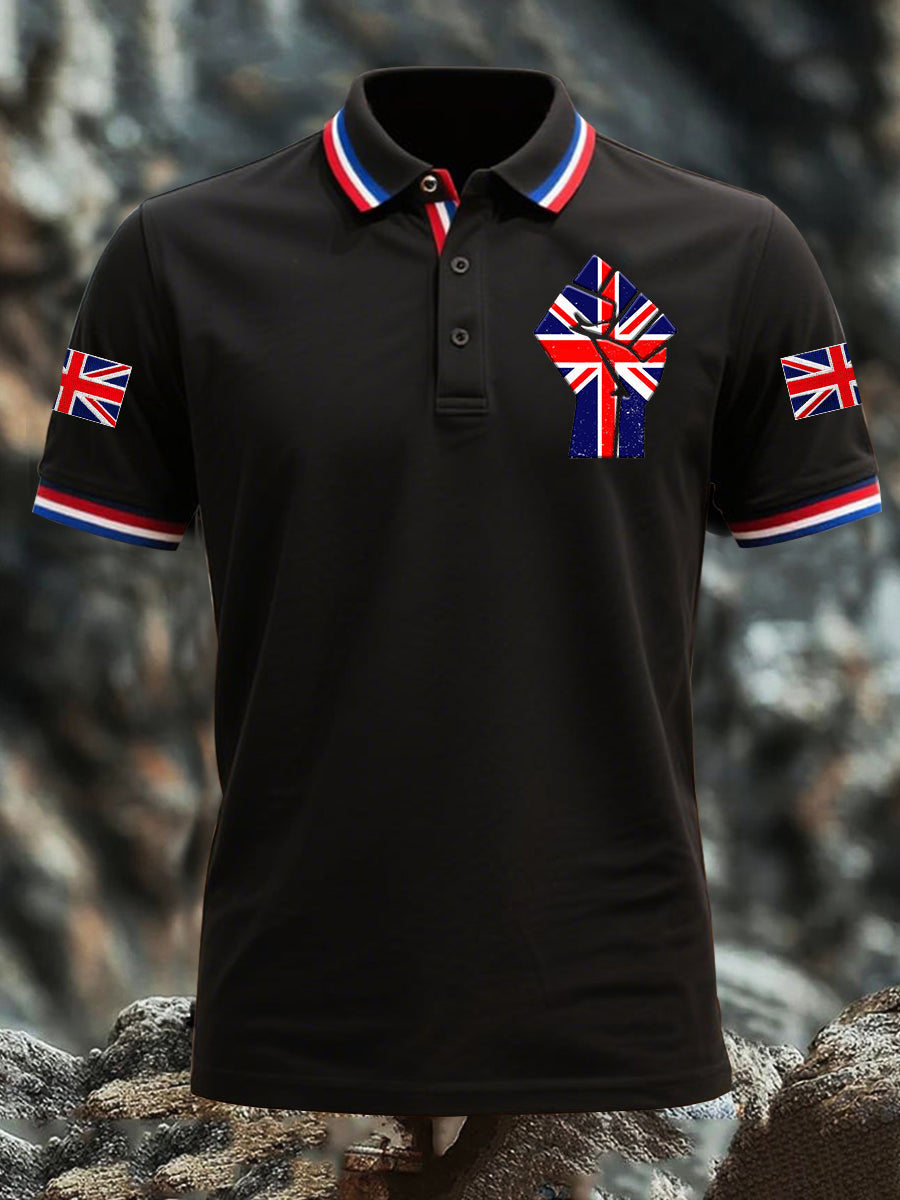 Men's British Flag Short Sleeve Shirt vetvanguards