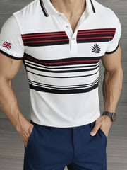 Men's Men'S Casual Classic Contrast Color Business Short-Sleeved Shirt vetvanguards