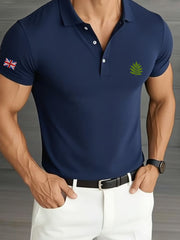 Men's Men'S Casual Classic Contrast Color Business Short-Sleeved Shirt vetvanguards