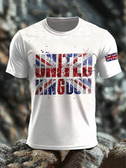 Men's Britsh Imitation Cotton Short-Sleeved Printed T-shirt vetvanguards