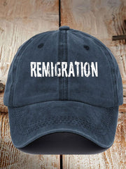 Unisex Immigration Remigration Printed Hat vetvanguards