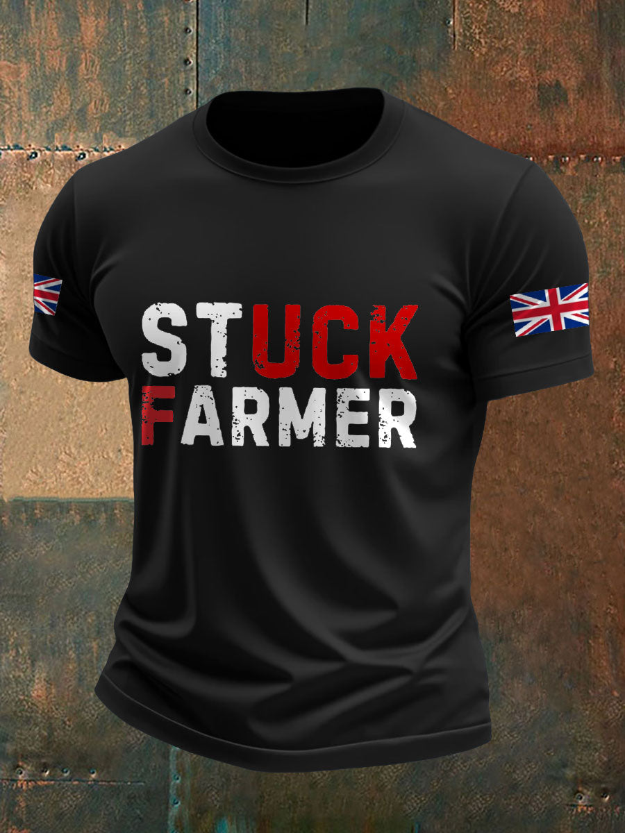 Men's UK Flag Printed T-shirt vetvanguards