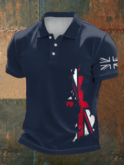 Men's UK Flag Pride Printed Casual Tops vetvanguards