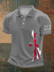 Men's UK Flag Pride Printed Casual Tops vetvanguards