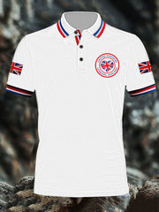 Men's Vintage England Flag Casual Shirt vetvanguards
