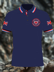 Men's Vintage England Flag Casual Shirt vetvanguards