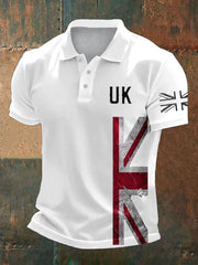 Men's UK Flag Pride Printed Casual Tops vetvanguards