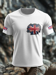 Men's UK Flag Pride Printed T-shirt vetvanguards