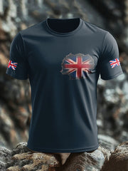 Men's UK Flag Pride Printed T-shirt vetvanguards