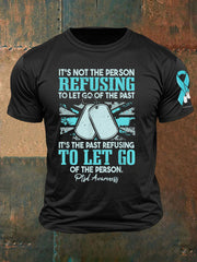 Men's PTSD Awareness Veteran Printed T-shirt vetvanguards