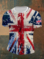 Men's UK Flag Printed T-shirt vetvanguards