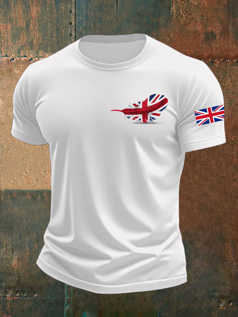 Men's UK Flag Printed T-shirt vetvanguards
