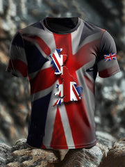 Men's British Lion Short Sleeves Printed T-shirt vetvanguards