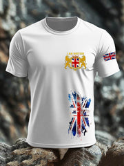Men's British Short Sleeves Printed T-shirt vetvanguards